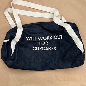 🇺🇸 Private party gym bag Workout for Cupcakes Duffel